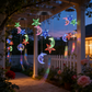 📢📢40 % DE RÉDUCTION !! ⏰ Carillon Éolien Solaire à LED – 7 Couleurs Changeantes & Panneau Solaire Intégré for Jardin Enchanté 🌟💎