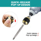 📢📢50% OFF !! ⏰ Self-Locking Hex Handle Bit – Pop-Up, Quick Release, Durable ⚙️