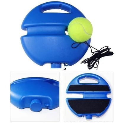 📢📢40% DE RÉDUCTION !! ⏰ Entraîneur de Tennis Solo – Caoutchouc + PE – Base Stable & Balle à Corde for Enfants & Adultes