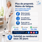 Brosse de nettoyage électrique rotative améliorée avec écran LED – Nettoyage puissant et pratique