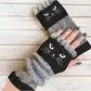 🎁 Promotion du dernier jour 49 % DE RÉDUCTION 🐱 Gants tricotés pour femmes avec motif chat — Pour des mains au chaud et des doigts libres 🧶