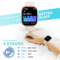 Montre connectée pour femmes et hommes, tracker d'activité physique avec fonction d'appel, montre de fitness avec suivi du sommeil/100 sports/podomètre étanche IP68