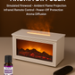 📢📢50 % de réduction !! ⏰ Diffuseur d'Humidité avec Flamme de Cheminée - 7 Couleurs LED et Télécommande, Ambiance Apaisante pour Maison/Bureau 🌙📦