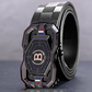 📢📢50 %  DE RÉDUCTION !! ⏰🐊Ceinture en cuir pour homme avec motif crocodile raffiné, boucle automatique et fabriquée en cuir de vachette.
