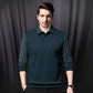 📢📢60% DE RÉDUCTION !! ⏰Chemise à Col Rayé Faux 2 Pièces – Coton Respirant, Confort Automne/Hiver & Style Élégant 🍂👔