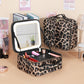 📢📢50% DE RÉDUCTION !! ⏰ Trousse Maquillage Portable Miroir LED – 3 Températures & Compartiments Réglables for Beauté Nomade