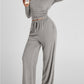 📢📢70% DE RÉDUCTION ! ✨Ensemble pantalon ample à manches longues pour femme 2026 👚