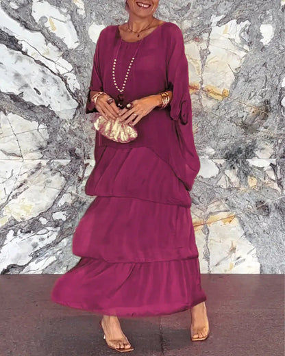 📢📢50 % DE RÉDUCTION !!!⏰Robe Ample au Style Artistique