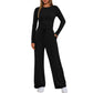 📢📢70% DE RÉDUCTION ! ✨Ensemble pantalon ample à manches longues pour femme 2026 👚