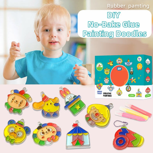 Kit de peinture gel sans cuisson à faire soi-même pour enfants📢📢40% DE RÉDUCTION !!! ✨