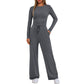 📢📢70% DE RÉDUCTION ! ✨Ensemble pantalon ample à manches longues pour femme 2026 👚