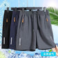 💎 -50% SUR LE SHORT ÉLASTIQUE HOMME ! 💎 Tissu Respirant, Poches Zippées & Ceinture Réglable ✨