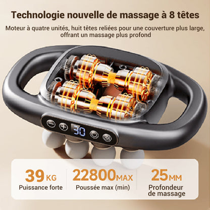 Ensemble de pistolets de massage 16 têtes et 8 disques（🔥Offre spéciale 2025🔥）