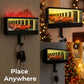 📢📢50 % DE RÉDUCTION !!! 🎅 Porte-Clés Garage Infini - Effet Tunnel Lumineux LED, Arrêt Automatique, Cadeau Voiture 🚗✨