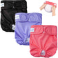 Washable Pet Diapers for Female Male Dogs, Reusable Doggy Diapers