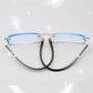 📢Dernier jour de soldes⏰ Lunettes de Lecture Anti-Lumière Bleue - Double Usage Verres Saphir Haute Résistance pour Écrans et Lecture 📚🔵