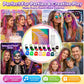 📢📢40 % DE RÉDUCTION !! ⏰ Kit Craies Capillaires – 12 Couleurs Éclatantes, Lavable & Applicateur Facile pour Fêtes & Photos.