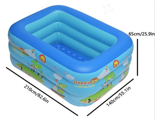 📢📢40% DE RÉDUCTION !! ⏰ Piscine Gonflable pour Enfants – PVC Robuste & Installation Facile – Parfaite pour s'amuser dans le jardin les jours de chaleur – Sûre et Colorée pour les Enfants 🌞✨