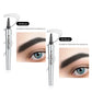 🔥Achetez 1 obtenez 1 gratuit 🔥 Crayon à sourcils résistant à l'eau et à la transpiration avec 4 fourchettes de tatouage de sourcils.