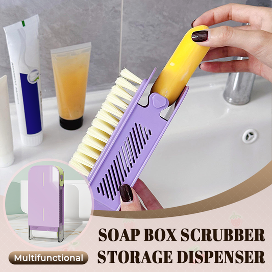 📢📢50 % de réduction !! ⏰Distributeur multifonctionnel de savon à récurer et à ranger 🧼✨