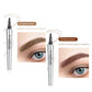 🔥Achetez 1 obtenez 1 gratuit 🔥 Crayon à sourcils résistant à l'eau et à la transpiration avec 4 fourchettes de tatouage de sourcils.