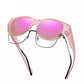🕶️Nouveauté 2026 : lunettes de soleil oversize style « œil de chat »☀️Verres polarisés avec protection UV400