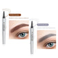 🔥Achetez 1 obtenez 1 gratuit 🔥 Crayon à sourcils résistant à l'eau et à la transpiration avec 4 fourchettes de tatouage de sourcils.