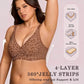 💖HOT SALE🎉Super Firming Wirefree Jelly Bra with Leopard Print 👍