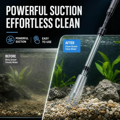 📢📢40% DE RÉDUCTION !! ⏰ Nettoyeur de gravier électrique pour aquarium
