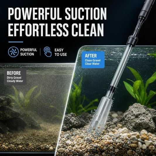 📢📢40% DE RÉDUCTION !! ⏰ Nettoyeur de gravier électrique pour aquarium