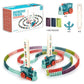 📢📢50% DE RÉDUCTION !!!✨ Automatic Domino Train - Continuous Chain Reaction with 360-Degree Rotation for Endless Fun 🚂🎯