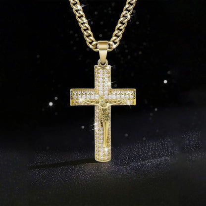 📢📢50 % de réduction !!!  💖✝️Collier pendentif crucifix Jésus