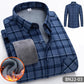 📢📢58% DE RÉDUCTION !!!✨Chemise à rayures d'hiver d'automne en épaissis pour les hommes