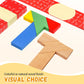 【🎁Jeu de Noël🎁】🧩Puzzle éducatif en bois en forme de T
