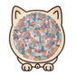 🎅Soldes de Noël 55 % de réduction🐱Puzzle en bois représentant un chat aux couleurs Morandi, 135 pièces🎁