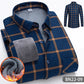 📢📢58% DE RÉDUCTION !!!✨Chemise à rayures d'hiver d'automne en épaissis pour les hommes