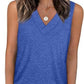 🎁 Promotion d'été 65% de réduction ✨ Femmes sans manches V-col minceur Loose Fit Casual Tank Top