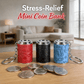 📢📢40 % DE RÉDUCTION !! ⏰Porte-Clés Rangement de Pièces 2-en-1 – Distributeur Portable & Anti-Stress Texturé for une Monnaie Organisée et des Mains Apaisées ✨🔑