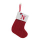 🔥SOLDES -50 % DE RÉDUCTION🔥  Chaussettes en tricot douillettes, sac cadeau brodé en forme de bonbon, chaussette de Noël avec lettre - Parfait pour les tout-petits !