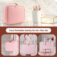 📢📢50% DE RÉDUCTION !! ⏰ Trousse Maquillage Portable Miroir LED – 3 Températures & Compartiments Réglables for Beauté Nomade