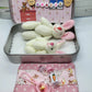 📢📢ACHETEZ-EN 1, OBTENEZ-EN 1 GRATUITEMENT !!⏰🐇Petite peluche lapin momie dans une boîte métallique