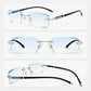 📢Dernier jour de soldes⏰ Lunettes de Lecture Anti-Lumière Bleue - Double Usage Verres Saphir Haute Résistance pour Écrans et Lecture 📚🔵