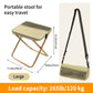 📢📢40% DE RÉDUCTION !! ⏰Tabouret Pliant de Camping Compact – Armature en Aluminium, Poches Latérales & Format Plié Réduit for une Assise d'Appoint Facile à Transporter Partout ✨🏕️
