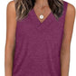 🎁 Promotion d'été 65% de réduction ✨ Femmes sans manches V-col minceur Loose Fit Casual Tank Top
