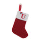 🔥SOLDES -50 % DE RÉDUCTION🔥  Chaussettes en tricot douillettes, sac cadeau brodé en forme de bonbon, chaussette de Noël avec lettre - Parfait pour les tout-petits !