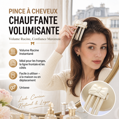 📢📢40% DE RÉDUCTION !! ⏰ Pince Chauffante Sans Fil Volume Racine – Compacte & Rechargeable for Cheveux Fins
