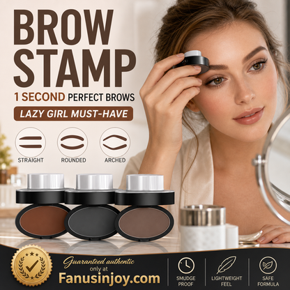 📢📢1 acheté = 1 offert ! ⏰🖌️ Kit poudre à sourcils + pinceau – Application facile, tenue 24 h waterproof.