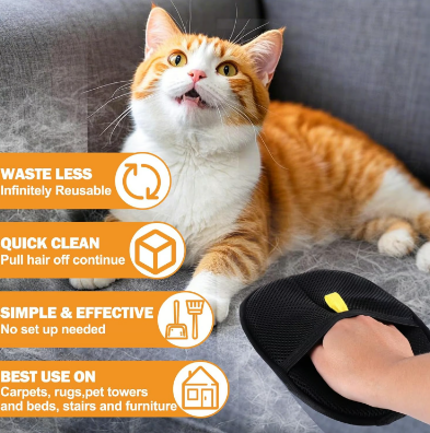 🐱50% de réduction pour une durée limitée🐶✨️Gants antistatiques pour l'épilation des animaux de compagnie✨