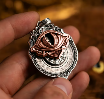 🔥DERNIER JOUR 50% DE RÉDUCTION👁️‍🗨️Pendentif Vision de Tarot fait main : Connectez-vous à la Sagesse Cosmique à tout moment (Fiche d’aide incluse)