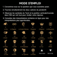 🔥DERNIER JOUR 50% DE RÉDUCTION👁️‍🗨️Pendentif Vision de Tarot fait main : Connectez-vous à la Sagesse Cosmique à tout moment (Fiche d’aide incluse)